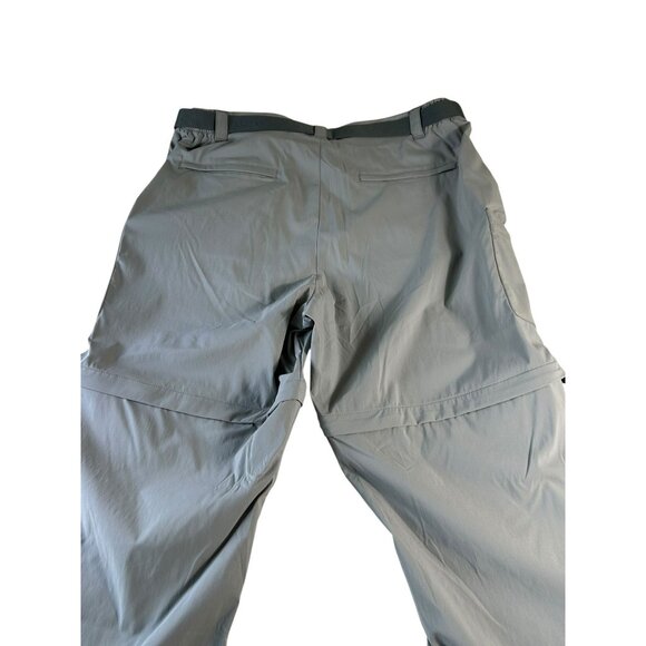 NEW LL Bean Tropicwear Pants Gray Womens XL Zip Leg Convertible Pants to Shorts - Picture 14 of 16